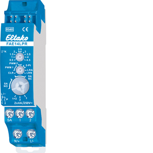 Eltako RS485 bus actuator single room control, heating/ cooling for 2 zones with PCB relay FAE14LPR
