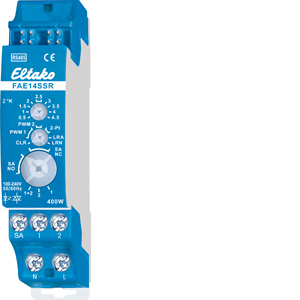 Eltako RS485 bus actuator single room control, heating/ cooling for 2 zones with solid state relay FAE14SSR