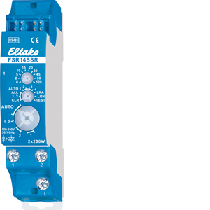 Eltako RS485 bus actuator 2-channel impulse switch with integrated relay function noiseless FSR14SSR