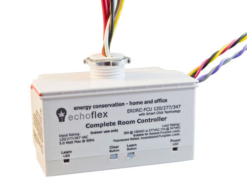 ERDRC-ecc 120/277 Complete Room Controller  Echoflex's  Smart Space Controller 