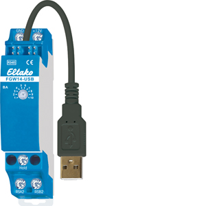 Eltako RS485 bus multiple gateway with USB-A connection FGW14-USB
