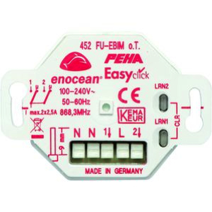 EnOcean Easyclickpro flush-mounting receiver, 2-channel, with energy metering