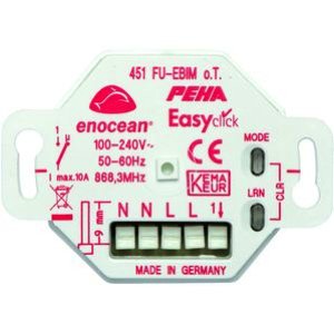 EnOcean Easyclickpro flush-mounting receiver, 1-channel, with energy metering