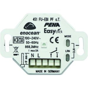 EnOcean Easyclickpro flush-mounting receiver, 1-channel, with potential-free contact