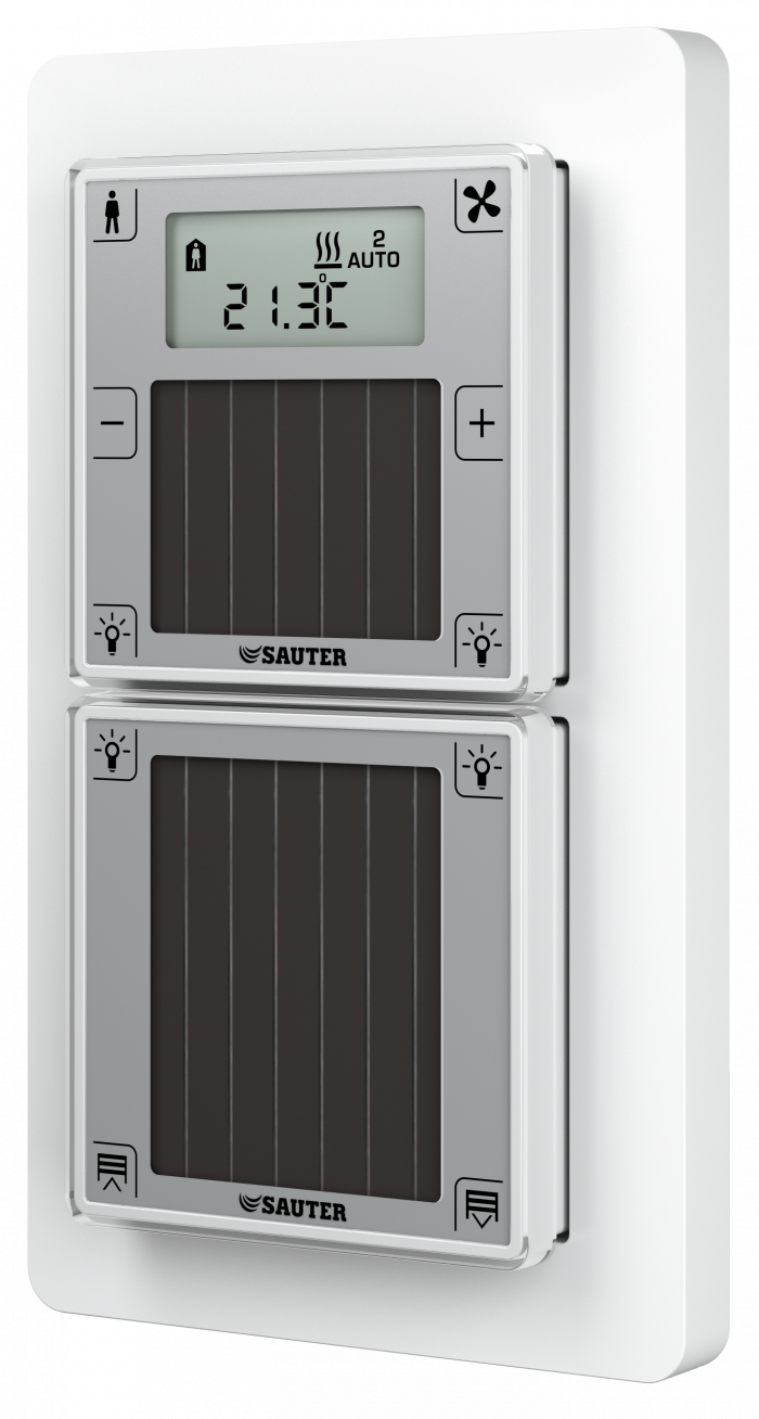 ecoUnit146 & ecoUnit106 – Room operating unit with push-button unit, EnOcean (EY-RU146 & EY-SU106)