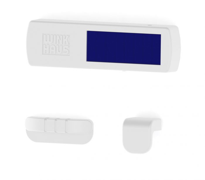 Wireless contact FM.A, opening sensor with solar cell for windows and doors