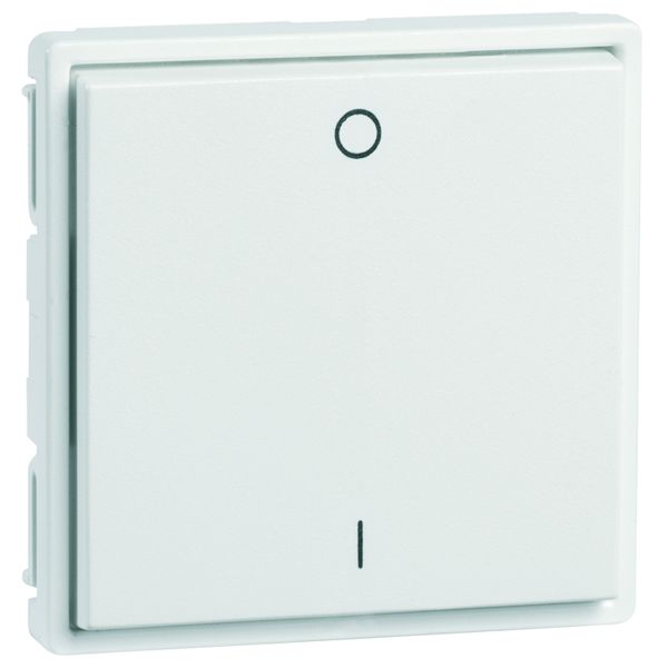 EnOcean Easyfit Universal wall transmitter 55 x 55mm, 2-channel, pure white high-gloss, printed I/O