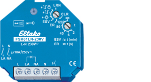 Eltako Wireless actuator  Impulse switch with integr. relay ­function FSR61LN-230V