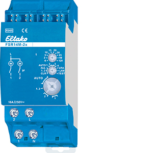 Eltako RS485 bus actuator 2-channel impulse switch with integrated relay function with active power measurement FSR14M-2x