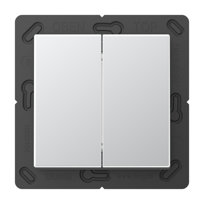 EnOcean radio transmitter 4-channel, aluminium, series A