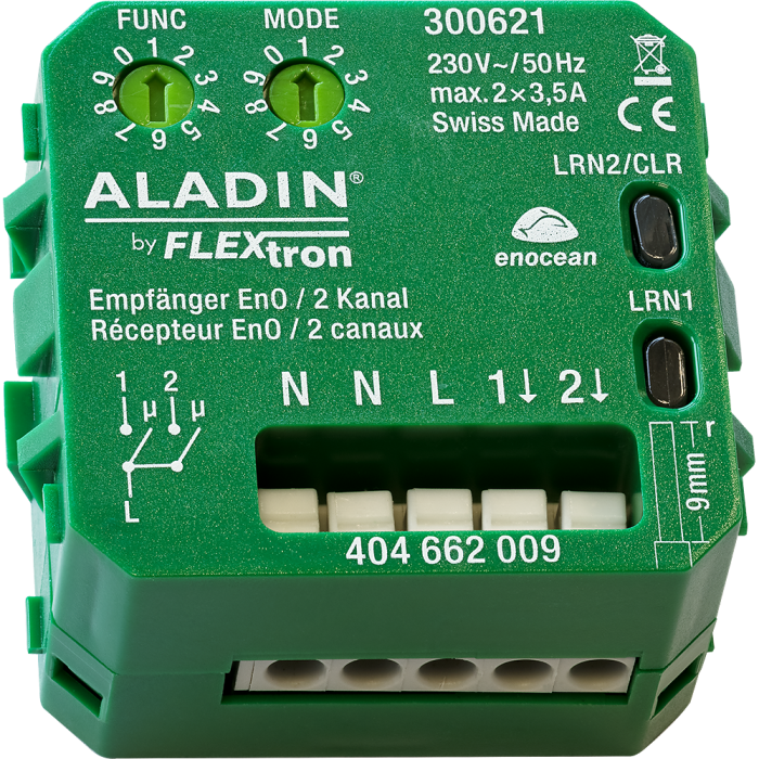 ALADIN EnO receiver, 2-channel / 230V / 300621