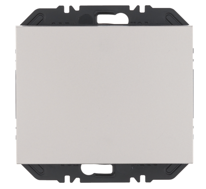 Enocean wall transmitter module with rocker K.5, matt stainless steel