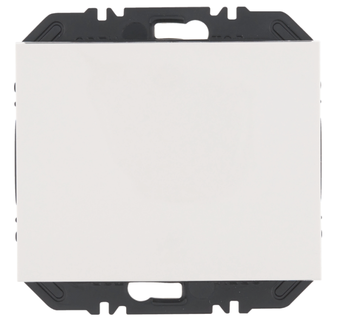 Enocean wall transmitter module with rocker K.1, polar white glossy