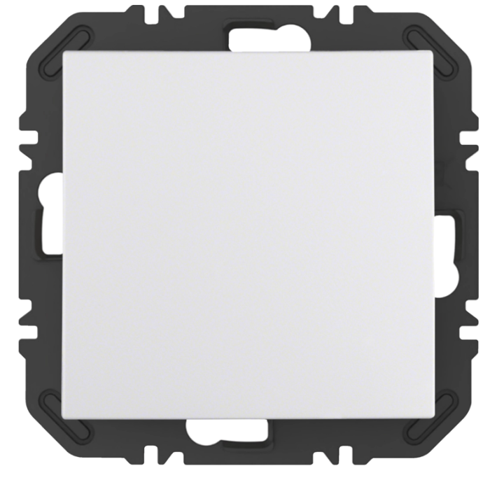 Enocean wall transmitter module with rocker S.1, polar white glossy