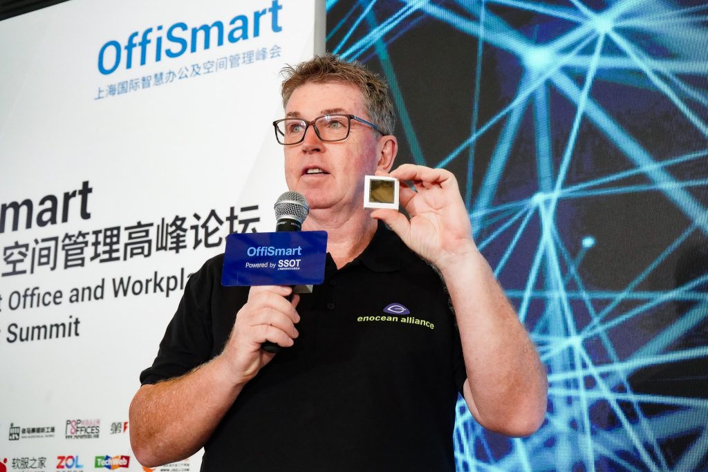 Graham Martin presenting Smart Building Solutions