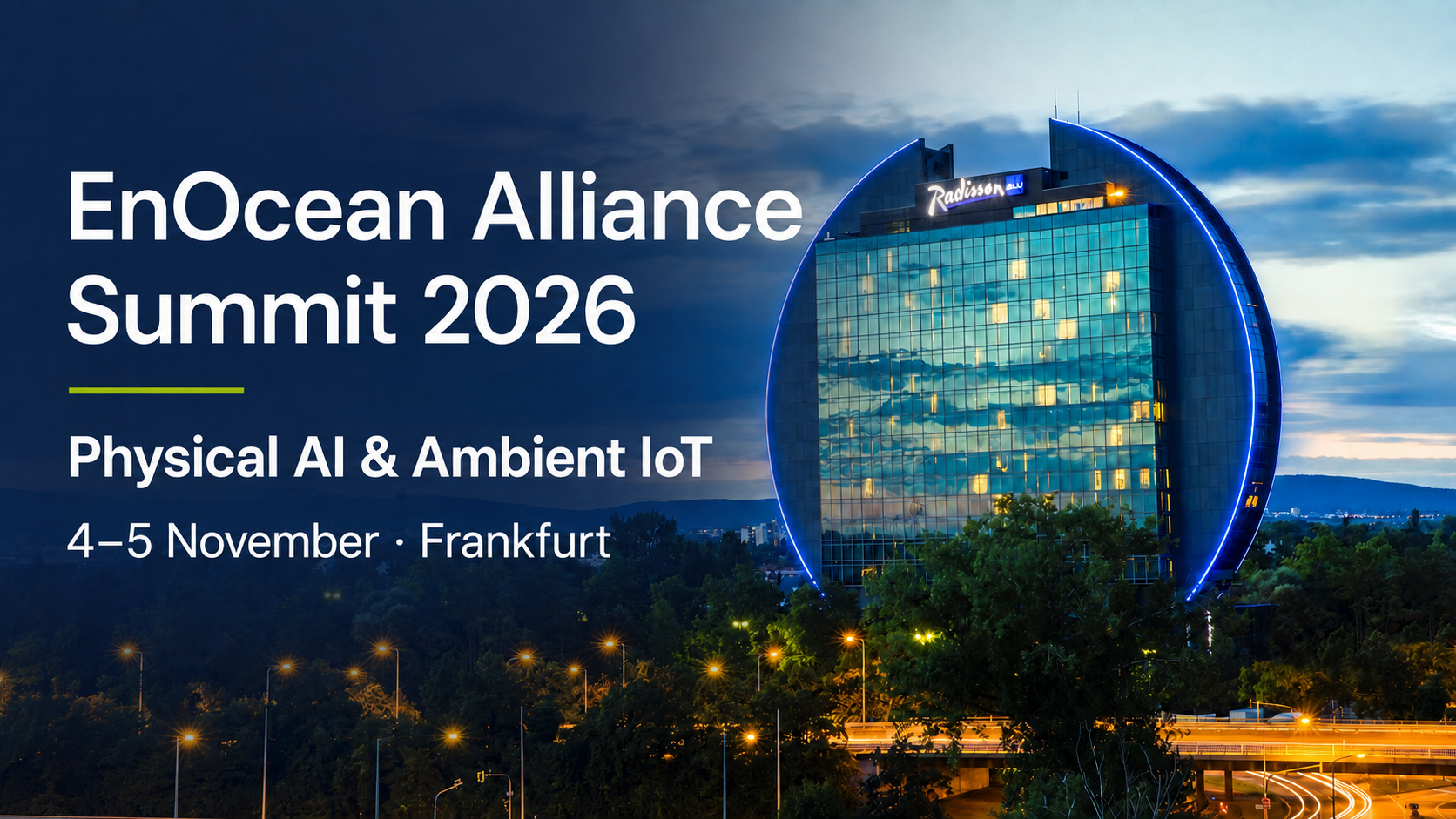 EnOcean Alliance Summit 2026 in Frankfurt