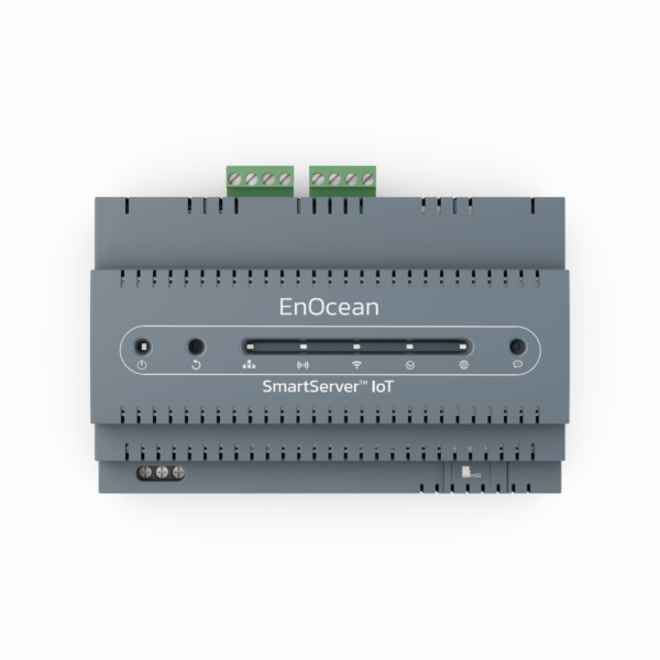 EnOcean SmartServer IoT connecting wired and wireless sensors in a smart building
