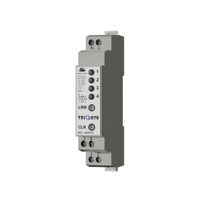 TRIO2SYS – 4-channel modular LED receiver with EnOcean metering