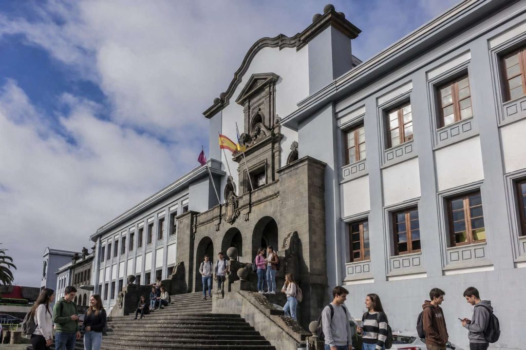 University of La Laguna (est. 1792). Canary Islands. Spain. radon sensors